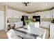 Inviting kitchen with modern cabinetry, stainless appliances, and a charming eat-in area at 11680 Crow Hill Dr, Parker, CO 80134
