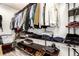 Walk-in closet with shelving racks and hanging space for clothing and shoes at 5570 Perth Ct, Denver, CO 80249