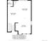 Floor plan of a home featuring a kitchen, dining area, living room, and bath at 5471 W 97Th Pl # E, Broomfield, CO 80020
