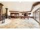 Finished basement with full bar, billiards table and walkout access at 6729 Bear Point Trl, Golden, CO 80403