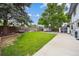 Mature landscaping creates a park like setting to the backyard at 8397 Chase Dr, Arvada, CO 80003