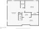 Layout of the basement, including the Gathering room, bathroom and kitchen at 8397 Chase Dr, Arvada, CO 80003