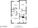 Upstairs floorplan featuring bedrooms, bathrooms, laundry, and a walk-in closet at 1334 Carriage Dr, Longmont, CO 80501