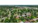 Aerial neighborhood view showcases tree-lined streets in a serene community, offering a peaceful residential setting at 1705 Lewis St, Lakewood, CO 80215