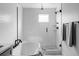 Elegant bathroom featuring a soaking tub, glass shower, and modern fixtures at 108 Arapahoe St, Golden, CO 80403