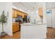 Contemporary kitchen with stainless steel appliances, and granite countertops at 6013 Castlegate W Dr # D14, Castle Rock, CO 80108