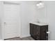 Bathroom featuring a dark wooden vanity with white countertop and modern fixtures at 9451 W Hialeah Pl, Littleton, CO 80123