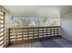 Private balcony featuring a concrete brick design offering natural outdoor views at 655 S Alton Way # 8D, Denver, CO 80247