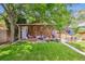 Backyard with patio and lawn area at 3044 W 40Th Ave, Denver, CO 80211