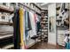 Walk-in closet with custom shelving at 902 Jarvis Dr, Erie, CO 80516