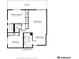 Detailed floor plan showcasing the layout of the primary bedroom, living room, kitchen, and balcony at 1029 E 8Th Ave # 901, Denver, CO 80218