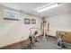 Basement workout space with workout equipment and a window for light at 7681 S Jellison St, Littleton, CO 80127