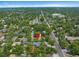 Aerial view showing the property's location with mature trees, conveniently near the city at 6283 S Prescott St, Littleton, CO 80120