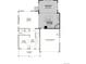 Open-concept floor plan with gourmet kitchen, great room, flex room, and two-car garage on the main level at 661 Split Rock Dr, Erie, CO 80516