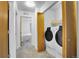 Convenient laundry area with washer and dryer hookups at 23317 E Saratoga Cir, Aurora, CO 80016