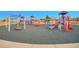 A large park and playground area with swings, slides, and climbing equipment at 23317 E Saratoga Cir, Aurora, CO 80016