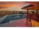Poolside view of the community pool and clubhouse at 23317 E Saratoga Cir, Aurora, CO 80016