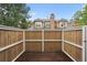 Private backyard area with wood fence at 14231 E Dickinson Dr # E, Aurora, CO 80014
