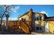 House exterior with wooden deck and backyard at 2683 S Carson Way, Aurora, CO 80014