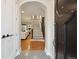 Grand foyer with decorative tile, hardwood floors, and an elegant staircase at 536 N Williams St, Denver, CO 80218