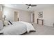 Spacious main bedroom with a ceiling fan and large windows at 3323 Starry Night Loop, Castle Rock, CO 80109