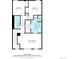 Floor plan showing the second level of the property with bedrooms and bathrooms at 22725 E Ottawa Pl, Aurora, CO 80016