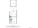Floor plan showing the first level of the property with the garage, deck, and living spaces at 22725 E Ottawa Pl, Aurora, CO 80016