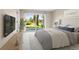 Cozy bedroom featuring sliding glass doors to a backyard at 4 Greenridge Rd, Greenwood Village, CO 80111