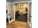 Basement home gym with mirrored walls and equipment at 229 High Meadows Loop, Elizabeth, CO 80107
