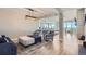 Spacious living room with hardwood floors and views at 229 High Meadows Loop, Elizabeth, CO 80107