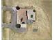 Aerial view of a property showcasing the house, landscaping, and surrounding area at 38087 E 147Th Pl, Keenesburg, CO 80643