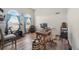 Office space with a work desk, workout bike, bright windows and modern decor at 38087 E 147Th Pl, Keenesburg, CO 80643