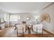 Spacious living room with hardwood floors, modern decor, and ample natural light from the large window at 3620 Fairfax St, Denver, CO 80207