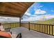 Relaxing deck with mountain views and comfortable seating at 10518 Christopher Dr, Conifer, CO 80433