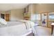 Main bedroom with access to private deck and mountain views at 10518 Christopher Dr, Conifer, CO 80433