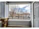 Private patio with view of community at 5255 Memphis St # 917, Denver, CO 80239