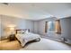 Spacious carpeted basement bedroom with natural light and neutral paint at 6642 S Routt St, Littleton, CO 80127