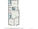Detailed floor plan featuring bedroom locations and bathroom, laundry, and loft spaces at 3332 Valentia St, Denver, CO 80238