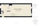 Floor plan showcasing the kitchen and living area layout and dimensions at 2007 S Balsam St, Lakewood, CO 80227