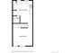 Floor plan featuring an eat-in kitchen, bath, and spacious living room layout at 5833 S Pearl St, Centennial, CO 80121