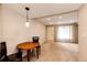 Dining area with table and chairs near the kitchen at 1885 S Quebec Way # 16, Denver, CO 80231