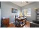 Inviting office with hardwood floors, a large window and a comfortable workspace at 12638 James Pt, Broomfield, CO 80020