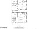 Detailed floor plan showcasing the layout of the home's two floors, including room dimensions at 2090 Irving St, Denver, CO 80211
