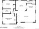 Detailed floor plan showcasing the layout of the home, including room dimensions at 2090 Irving St, Denver, CO 80211