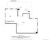 Floor plan of the basement level features a patio and a large unfinished basement area at 10795 Sundial Rim Rd, Highlands Ranch, CO 80126