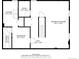 Detailed floor plan showcasing the layout of the basement at 1430 S Lima St, Aurora, CO 80012