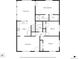 First-floor blueprint featuring a primary bedroom with walk-in closet, kitchen, and living room at 365 S Xapary St, Aurora, CO 80012