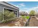 The backyard features a garden area with plenty of space to entertain, and a putting green at 6307 Monterey Pl, Highlands Ranch, CO 80130