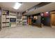 Finished basement featuring carpet and lots of shelving space at 6307 Monterey Pl, Highlands Ranch, CO 80130