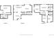 Detailed floor plan showcasing the layout of this home with 3 floors, including room dimensions at 6307 Monterey Pl, Highlands Ranch, CO 80130